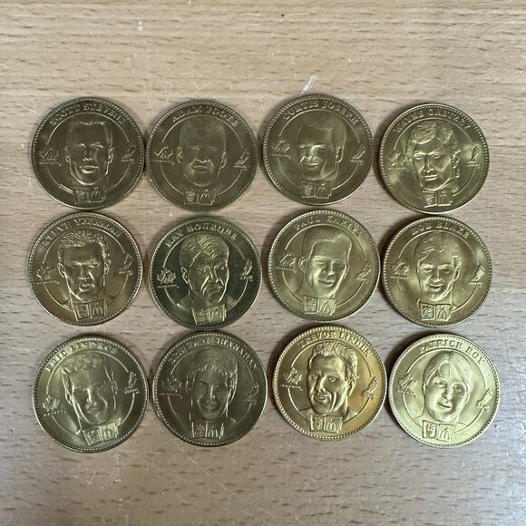 1998 McDonald's Team Canada Official Olympic Hockey Complete 12 Medallion Set - Picture 4 of 4